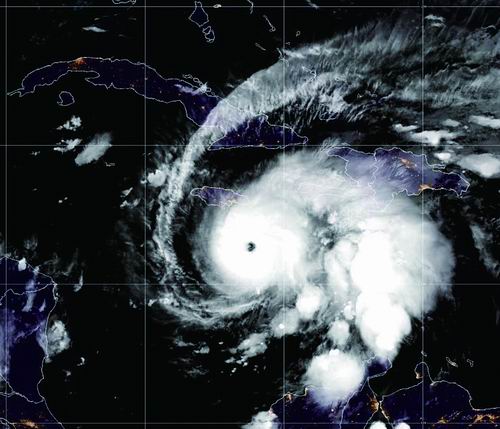 AI模型精准预测“梅利莎”飓风