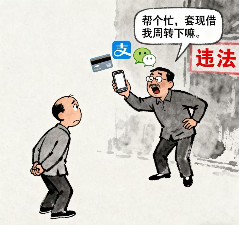“套现”借钱给别人,小心犯法!