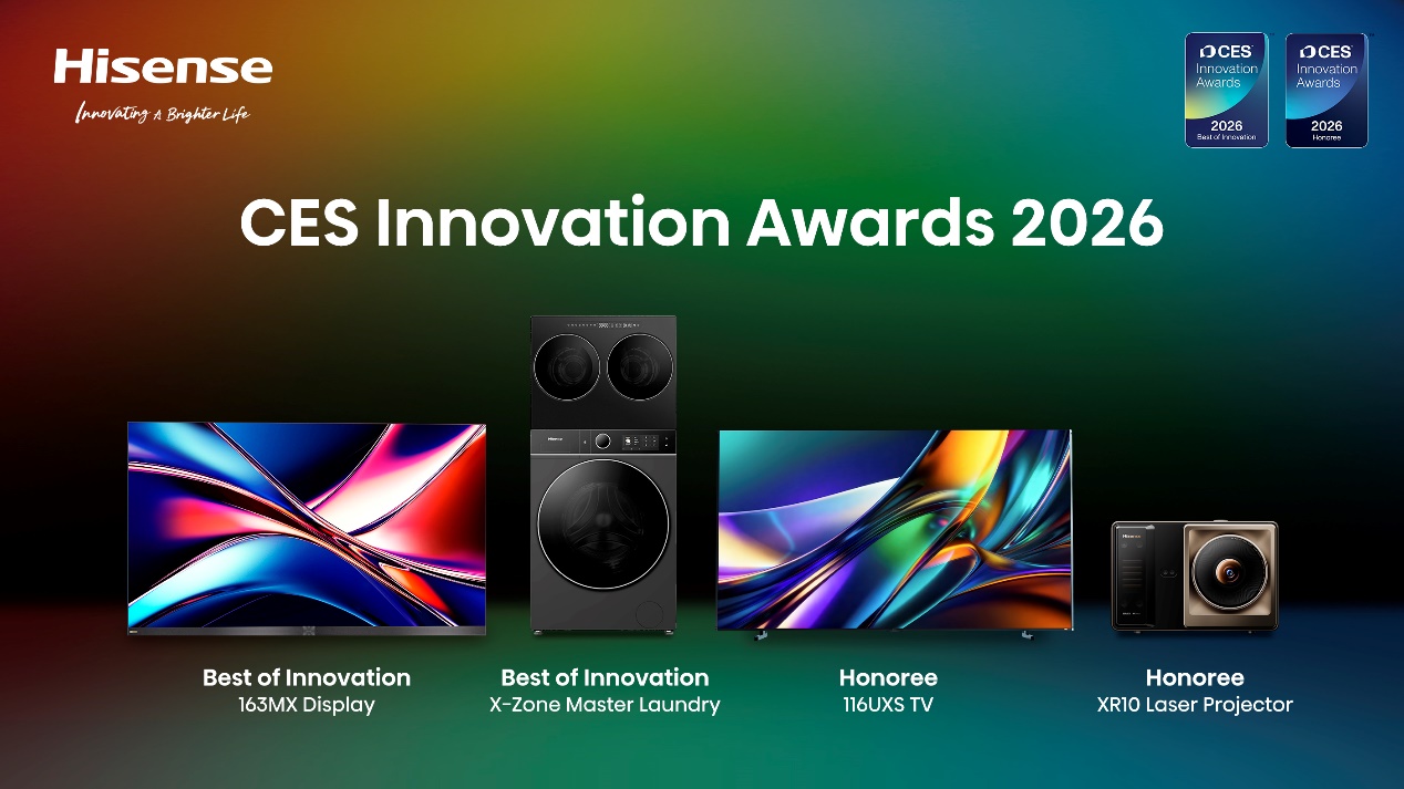 CES官方大奖缘何花落海信？引领RGB-Mini LED创新获表彰