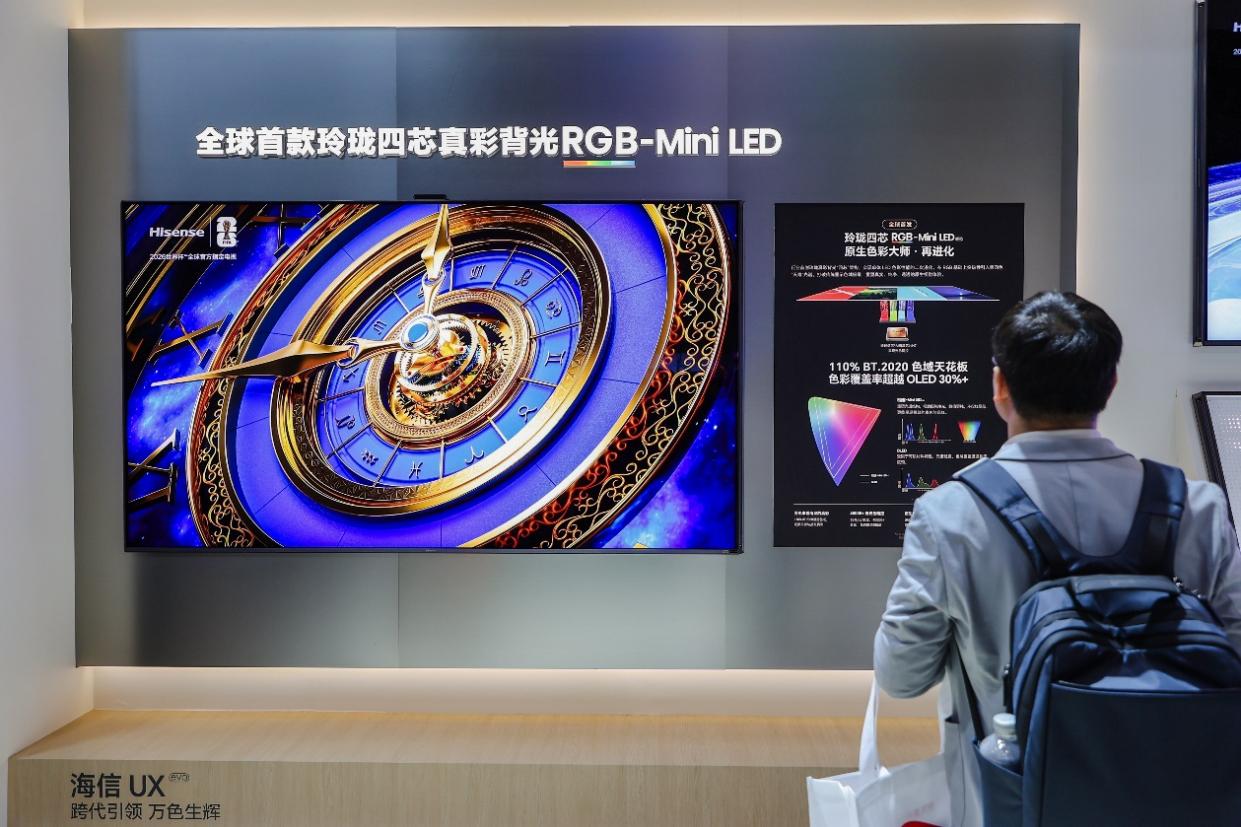 2026年Q1 RGB-Mini LED电视月销增2倍，海信份额近8成