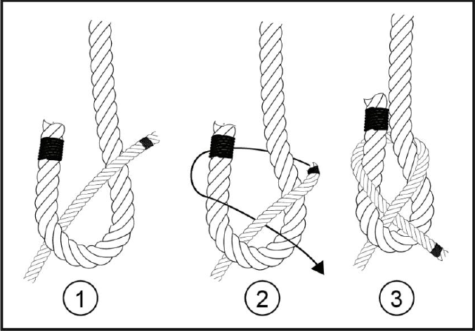 野外生存训练—如何打绳结？