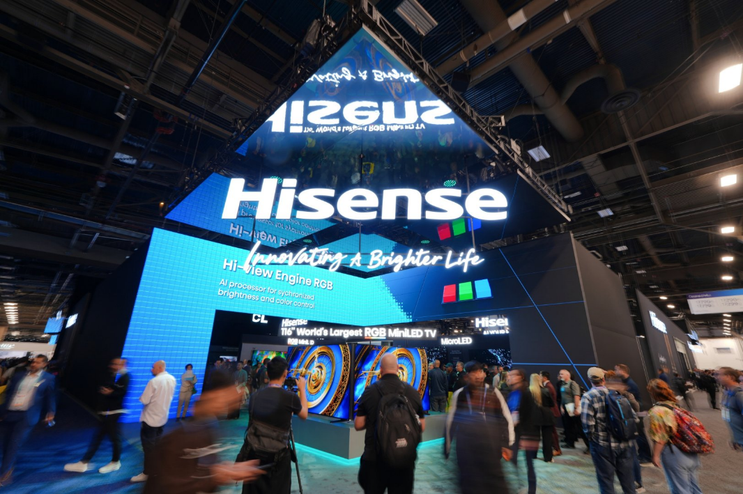 【视频】海信全新一代RGB-MiniLED电视亮相CES2026