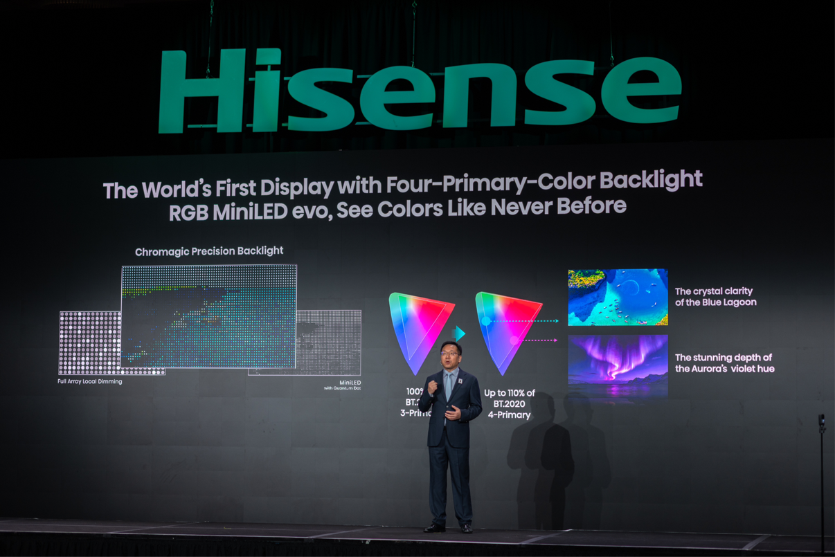 跨代领先！海信CES 2026发布全新一代RGB-Mini LED电视