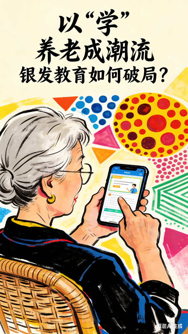 科技随笔|以“学”养老成潮流,银发教育如何破局? 科技随笔|以“学”养老成潮流,银发教育如何破局?